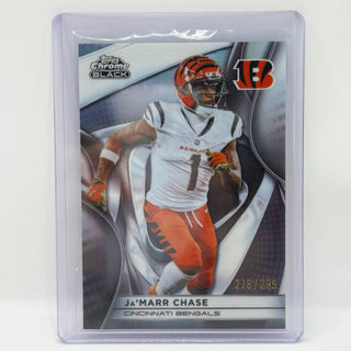 2025 Topps Chrome Black Ja'Marr Chase Refractor 278/299