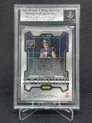 2023 Panini Prizm Rookie Variations Silver CJ Stroud BGS 8 NM-MT