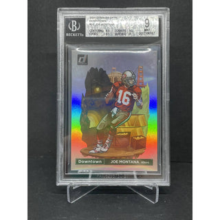 2023 Donruss Optic Downtown Joe Montana BGS 9 Mint