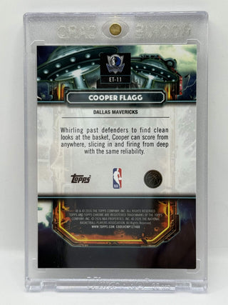 2025-26 Topps Chrome Cooper Flagg Extraterrestrial Rookie #ET-11 (E)