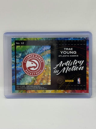 2024-25 Panini Court Kings Trae Young Artistry In Motion - No. 12