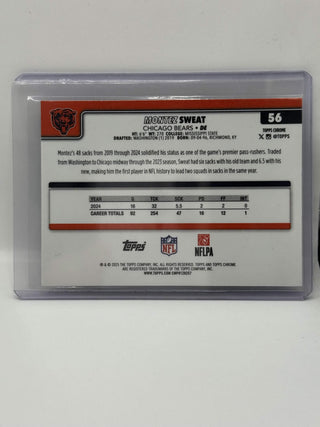 2025 Topps Chrome Montez Sweat Neon Pulse Refractor #56