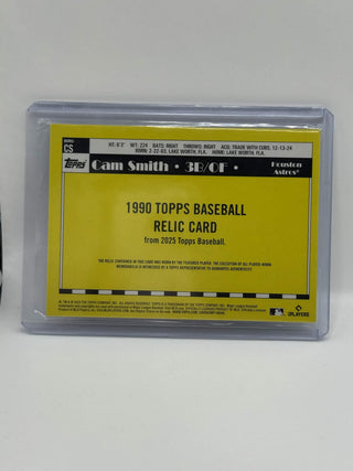 2025 Topps 35th Anniversary Update Cam Smith Patch RC #90RU-CS