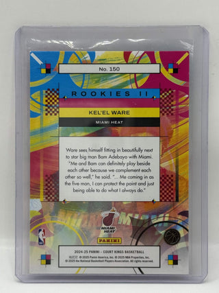 2024-25 Panini Court Kings Rookies II Kel'el Ware RC - No. 150
