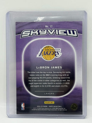 2024-25 Panini Hoops Skyview LeBron James Holo - No. 17