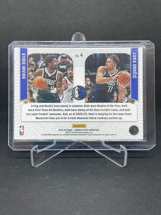 2023-24 Donruss Optic Kyrie Irving &amp; Luka Doncic Optical Illusions - No. 4