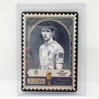2026 Panini Adrenalyn XL FIFA World Cup Yassine Bounou Stamp Art Insert #519
