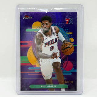 2025-26 Topps Finest Paul George Purple 166/200