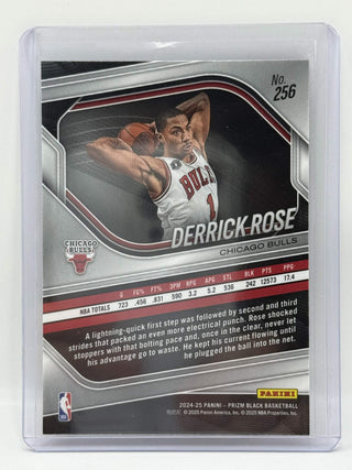 2024-25 Panini Prizm Black Derrick Rose Legends - No. 256