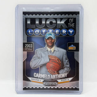 2024-25 Panini Prizm Black Carmelo Anthony Luck Of The Lottery - No. 6