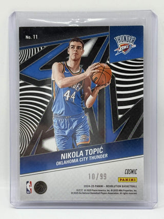 2024-25 Panini Revolution Cosmic Nikola Topic Rookie Revolution 10/99