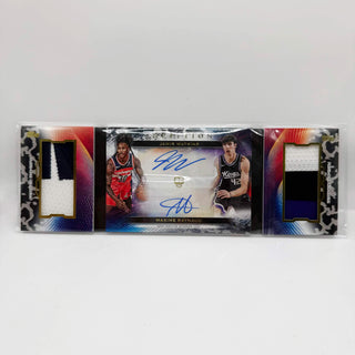 2025-26 Topps Inception Jamir Watkins/Maxime Raynaud Dual Rookie Relic Auto Booklet 10/10