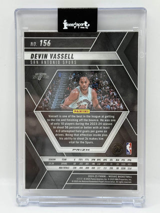 2024-25 Panini Mosaic Devin Vassell Honeycomb SSP - No. 156
