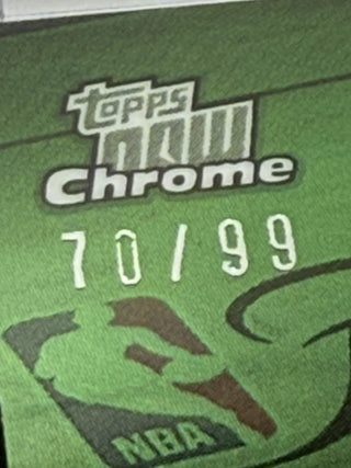 2025-26 Topps NOW Chrome OG Anunoby Game Winning Putback Seals Largest Comeback In NBA Finals History Green 70/99