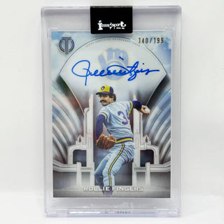 2026 Topps Tribute Rollie Fingers Crest Calligraphy Autograph 140/199
