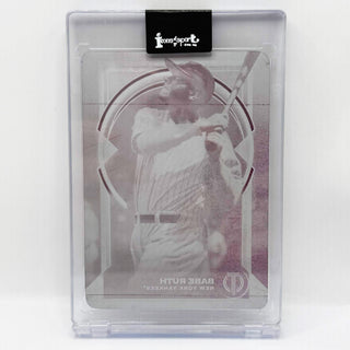 2026 Topps Tribute Babe Ruth Magenta Printing Plate 1 Of 1