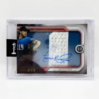 2026 Topps Tribute Aaron Nola Prime Patch Auto Relic 01/10