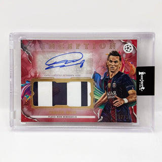 2025-26 Topps Inception UEFA Club Competitions Fabián Ruiz Patch Auto Red Foil 02/10
