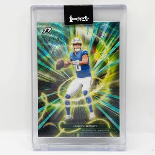 2025 Topps Resurgence Justin Herbert Conductors Aqua Surge 144/250