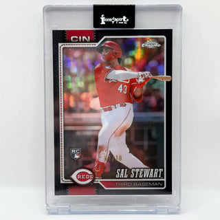 2026 Topps Chrome Sal Stewart Rookie Black Refractor 01/10