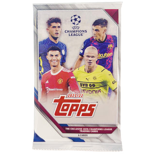 2021-22 Topps UEFA Champions League Collection Soccer Blaster Pack