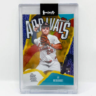 2026 Topps Finest Arrivals JJ Wetherholt Rookie Gold 49/50