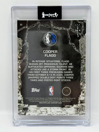 2026 Topps Chrome Cactus Jack Cooper Flagg Rookie #61 (A)