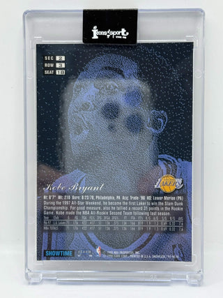 1997-98 Flair Showcase Kobe Bryant Row 3 Seat 18