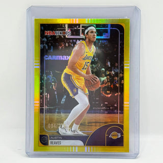 2025-26 Topps Hoops Austin Reaves Rainbow Yellow 094/275