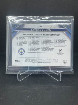 2024 Topps UEFA Cinematic Cityzens Green 50/99