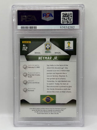 2014 Panini Prizm World Cup Neymar Jr. PSA Mint 9