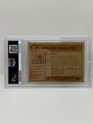 2022 Topps Living UCL Erling Haaland PSA Gem Mint 10 (C)