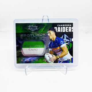2025 NRL Elite Spotlight Patch Kaeo Weekes Redemption Card 045/102 #S 01/08