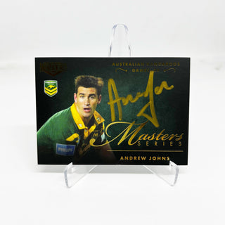 2025 NRL Elite Masters Series Andrew Johns Signature Card 047/135 #MSS 1/3