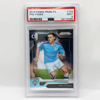 2019 Panini Prizm PL Phil Foden PSA Mint 9 (A)