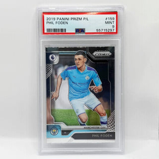 2019 Panini Prizm PL Phil Foden PSA Mint 9 (B)
