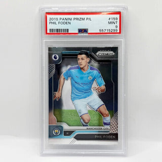 2019 Panini Prizm PL Phil Foden PSA Mint 9 (C)