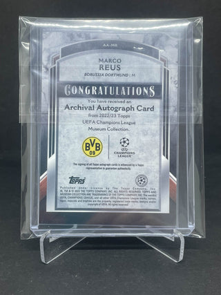 2023 Topps Museum Marco Reus Archival Autographs Auto 06/75