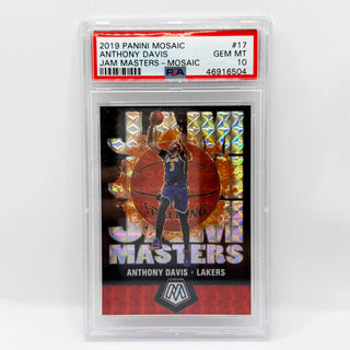 2019 Panini Mosaic Anthony Davis Jam Masters Mosaic PSA Gem Mint 10