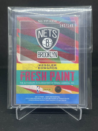 2021-22 Panini Court Kings Fresh Paint Kessler Edwards Rookie Auto 143/149