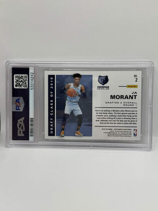 2019 Panini Contenders Ja Morant Draft Class 2019 PSA Gem Mint 10