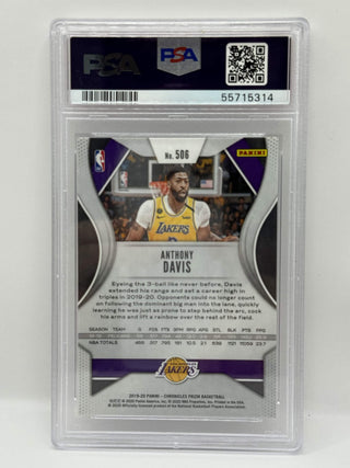 2019 Panini Chronicles Anthony Davis PSA Mint 9