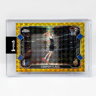 2025-26 Topps Chrome Update Moment In Time Cooper Flagg Geometric Gold RC 36/50