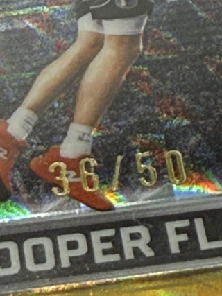 2025-26 Topps Chrome Update Moment In Time Cooper Flagg Geometric Gold RC 36/50