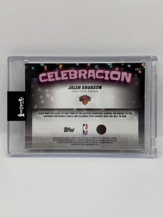 2025-26 Topps Chrome Update Jalen Brunson Celebracion #CB-1