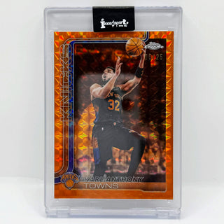 2025-26 Topps Chrome Update Karl-Anthony Towns Geometric Orange 05/25
