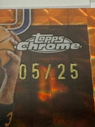 2025-26 Topps Chrome Update Karl-Anthony Towns Geometric Orange 05/25