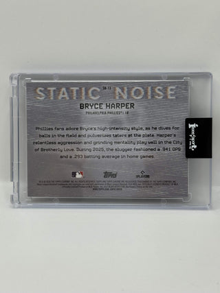 2026 Topps Chrome Bryce Harper Static Noise Case Hit SSP #SN-13