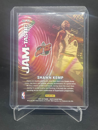 2021-22 Panini Hoops Shawn Kemp JAM-TASTIC Insert - No. 12