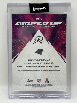 2025 Topps Resurgence Trevor Etienne Amped Up RPA #AU-TE